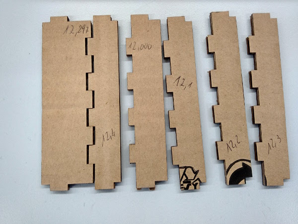 gauge's in card board